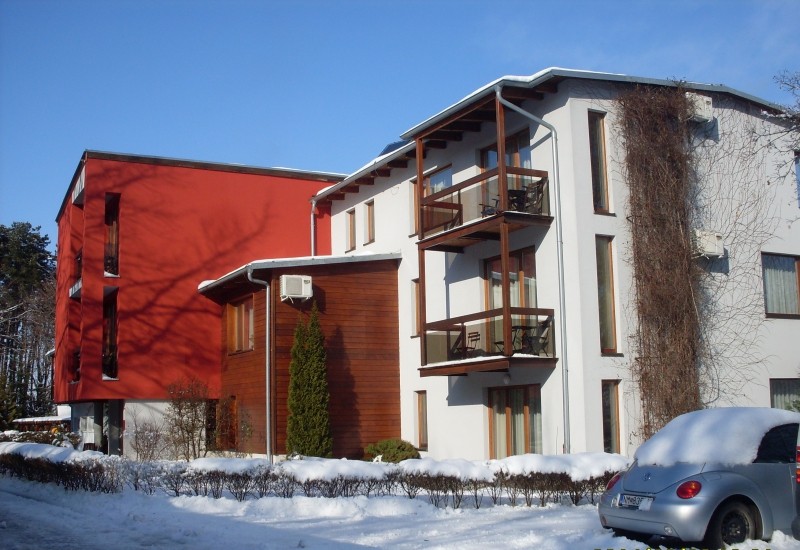 Hotel Panoráma – exteriér v zimě