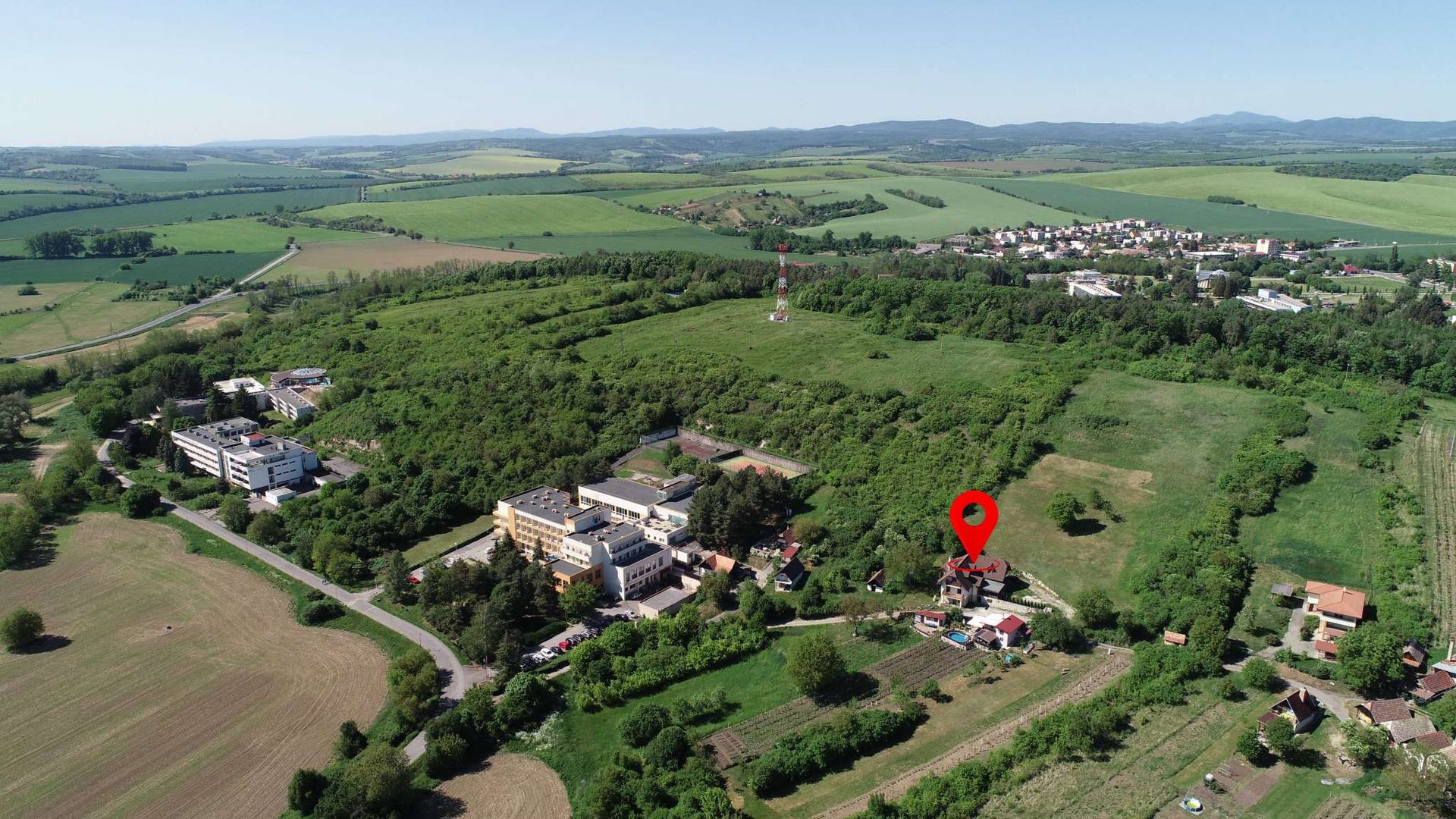 Penzion Bakchus – výhled do okolní krajiny
